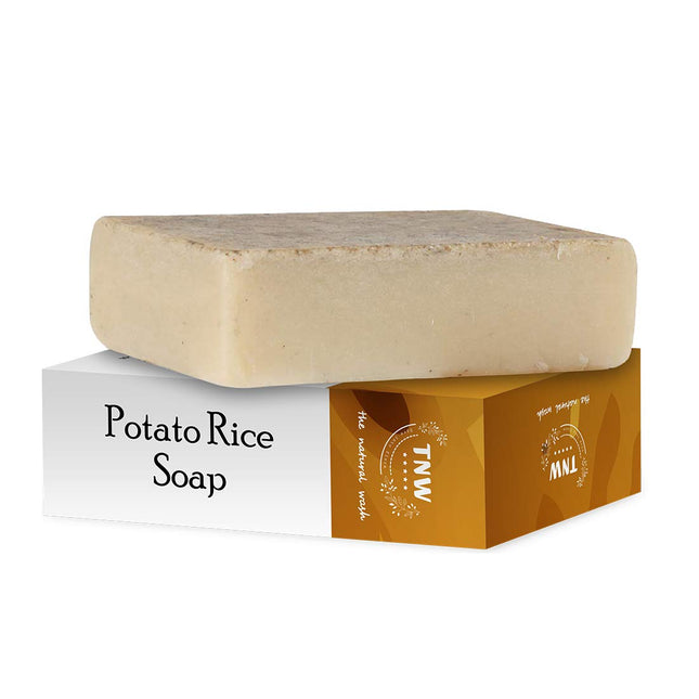 TNW-THE NATURAL WASH Potato Rice Soap (100g)  Vitamin B6 & Vitamin C