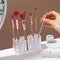 Acrylic Eyeliner Lip Liner Holder Organizer, 26 Slots Makeup Brush Pencil Organization Container, Clear Cosmetic Storage Display Holder (Only Stand) 1 Piece