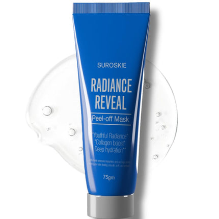 Suroskie Radiance Reveal Peel Off Mask Honey, Milk Protein & Collagen - 75g