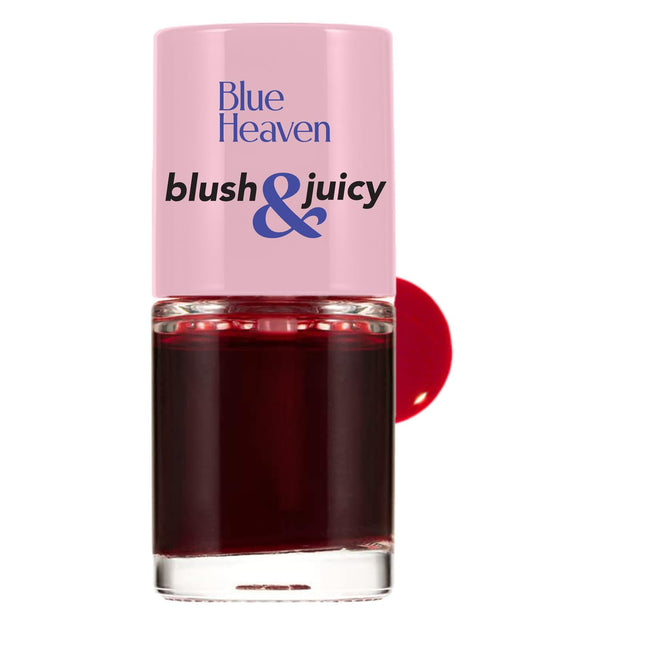 Blue Heaven Blush & Juicy Lip & Cheek Tint Infused with Pomegranate & Strawberry-9ml