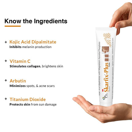 Fixderma 2% Kojic Acid + 1% Arbutin Skarfix-Plus Scar Removal Cream -15 g