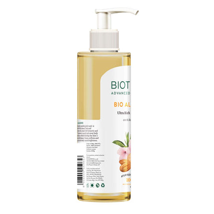Biotique Almond Oil Ultra Rich Body Wash for All Skin Types | 200mL