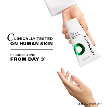 Novology Acne Deep Clearing Cleanser with Thymol+Terpineol| Face Wash-150g