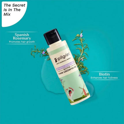 Pilgrim Spanish Rosemary & Biotin HairGrowth Oil-100ml