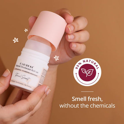 Carmesi Natural Deodorant Roll-on for Women-50 ml