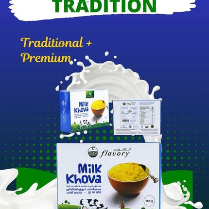 Flavory Authentic Srivilliputhur Milk Khova, Rich & Creamy Indian Sweet, 200g
