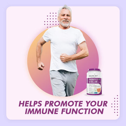 Healthy Hey Nutrition Probiotics  60 Veg Capsules