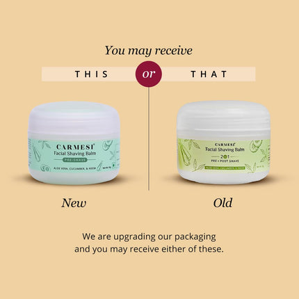 Carmesi Pre-Shave Face Shaving Balm for Women, 50g