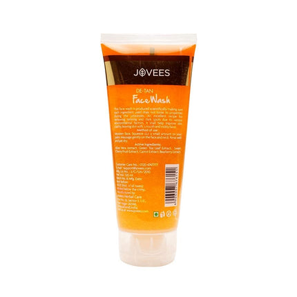 Jovees Herbal Detan Face Wash for All skin type - 120ml