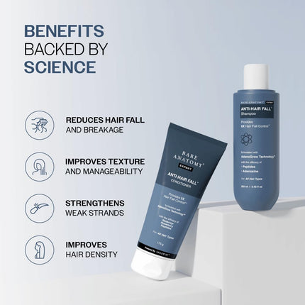Bare Anatomy Anti-Hair Fall Shampoo & Conditioner Combo 250ml + 175gm