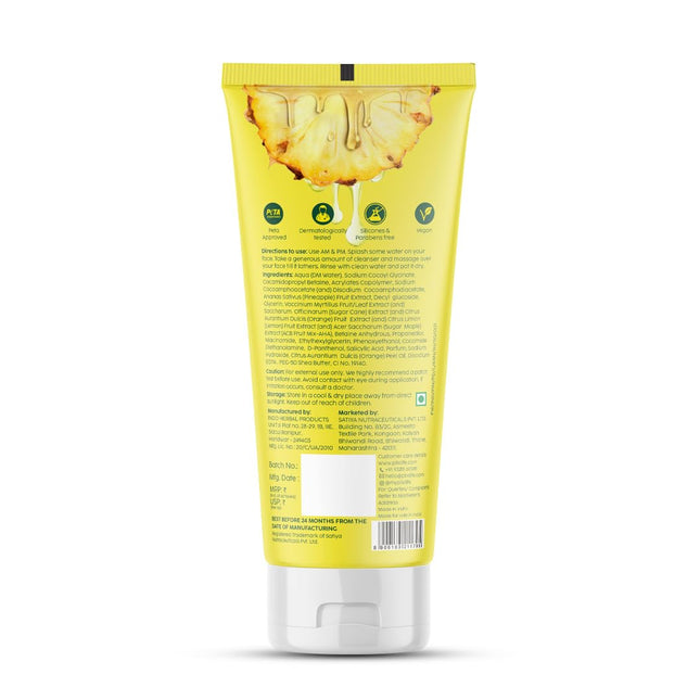 PLIX - THE PLANT FIX 5% Pineapple Juicy Mini Facewash -50ML