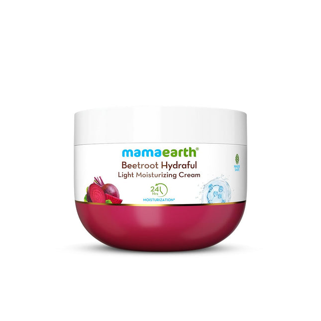 Mamaearth Beetroot Hydraful Light Moisturizing Cream With Beetroot & Hyaluronic Acid-200G