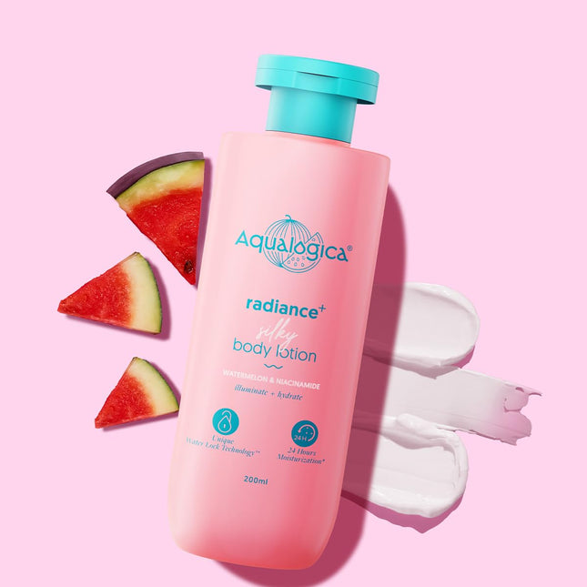 Aqualogica Radiance+ Silky Body Lotion-200ml