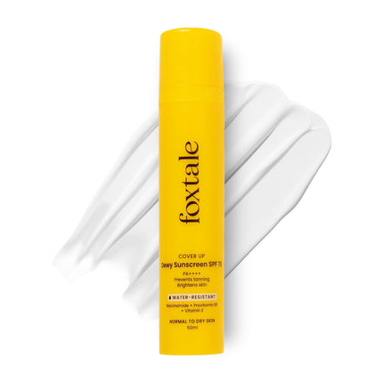 Foxtale SPF 70 Niacinamide Dewy Sunscreen with PA++++ For Dewy Sun Protection