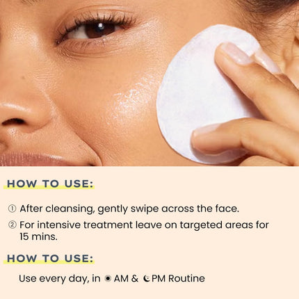 Hyphen 44% Rice Water Brightening Face Serum Pads | 50N