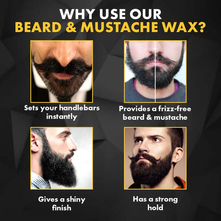 UrbanGabru Beard & Mustache Wax with Vitamin E & Omega-3 -50gm