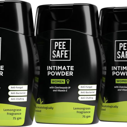 Pee Safe Intimate Powder 75 Grams | Pack of 3