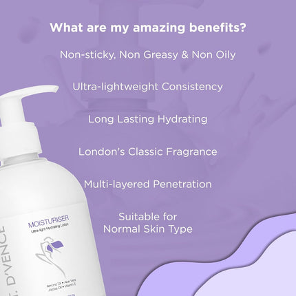 ST. D'VENCE All Seasons Original Moisturizer Body Lotion for Winter with Almond Oil & Aloe Vera-300ml