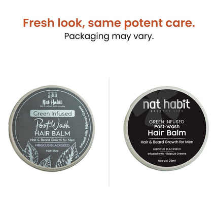 Nat Habit Hibiscus Black Seed Hair & Beard Balm -35 Grams