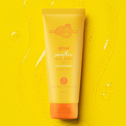 Aqualogica Glow+ Smoothie Face Wash with Vitamin C, Hyaluronic Acid & Papaya-100ml
