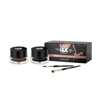 MARS 2-In-1 Hue Gel Matte Eyeliner -6gm Black & Brown