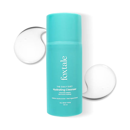 Foxtale Gentle Hydrating Face Wash with Hyaluronic Acid, Vitamin B5 All Skin Types | 100 ml