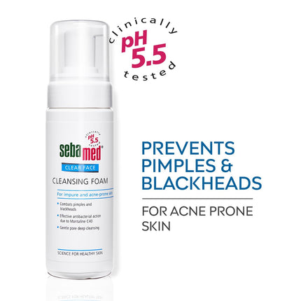 Sebamed Clear Face Cleansing Foam for Acne prone Skin 150 ml