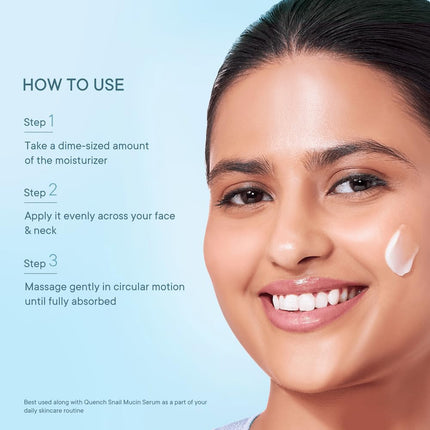 Quench 92% Snail Mucin Collagen Boost Moisturizer with Niacinamide & Hyaluronic Acid-50ML