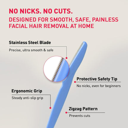 Sirona Reusable Face Razor for Women| Painless Facial Hair Removal