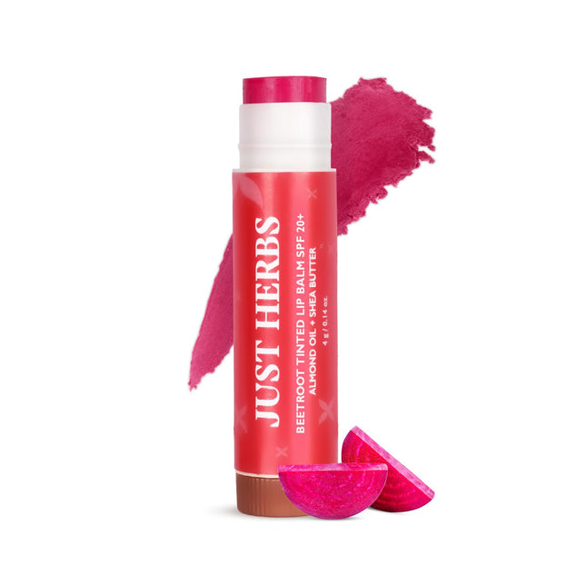 Just Herbs Tinted Lip Balm for Men and Women -4g