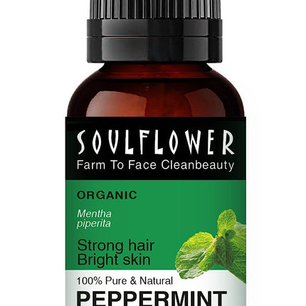 Soulflower Peppermint Essential Oil-10ml