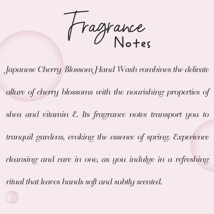 THE LOVE CO Japanese Cherry Blossom Hand Soap-250ml