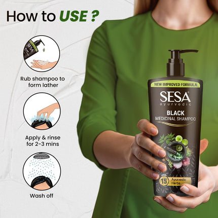 Sesa Ayurvedic Medicinal Shampoo Hairfall Control -500ml