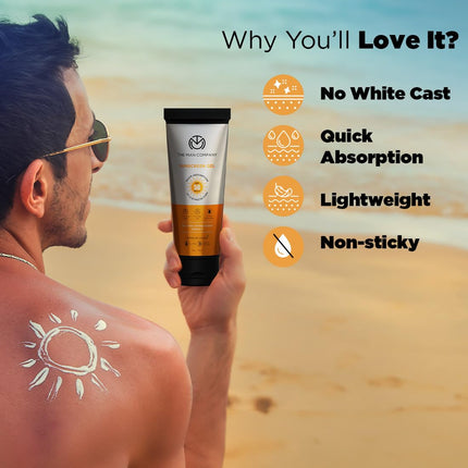 The Man Company Oil-Free Sunscreen SPF50 PA+++ For Man- 50gm