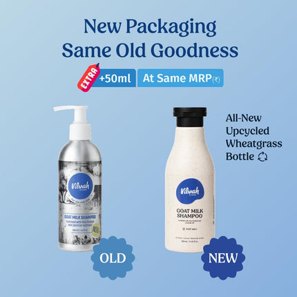 Vilvah Goat Milk Shampoo | with Ceramides-250ml