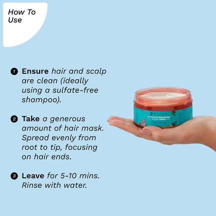 Pilgrim Korean Argan Oil Hair Mask For Dry & Frizzy Hair With White Lotus And Camellia | Hair Mask