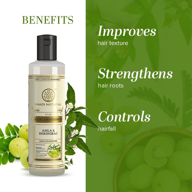 Khadi Natural Amla and Bhringraj Hair Conditioner - 210ml