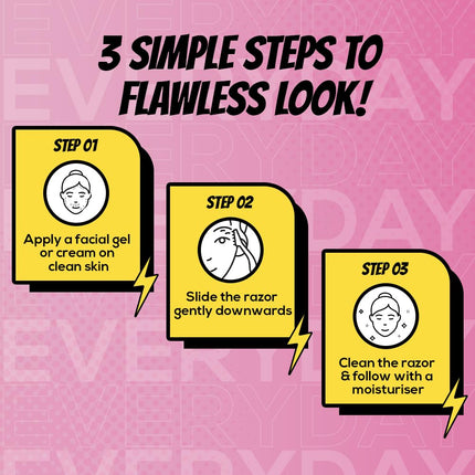 RENEE Everyday Face Razor -Pack of 3