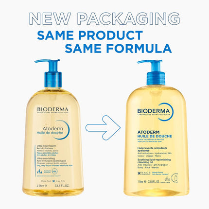 Bioderma Atoderm Huile de douche Anti-iritation Cleaning Oil-1 liter