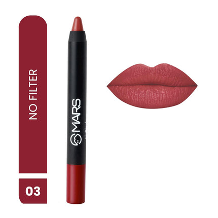 MARS Long Lasting Crayon Lipstick Crayon -3.5 gm