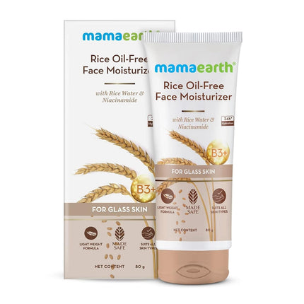 Mamaearth Rice Oil-Free Face Moisturizer for Oily Skin -80g