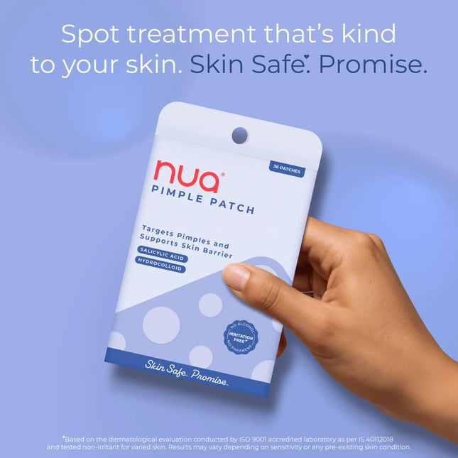 Nua Pimple Patch | 36 Hydrocolloid and Salicylic Acid Patches