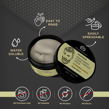 The Man Company Machismo Stronghold Hair Wax-100gm