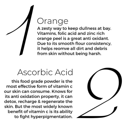 Brillare Vitamin C Powder Face Wash Orange Powder & Vitamin C