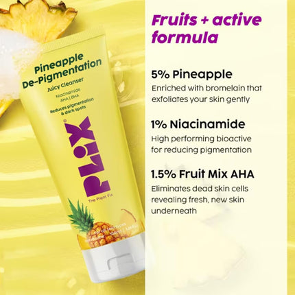 PLIX - THE PLANT FIX 5% Pineapple Juicy Mini Facewash -50ML