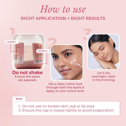 The Pink Foundry Acne Spot Corrector with Salicylic Acid & Sulfur-15ml
