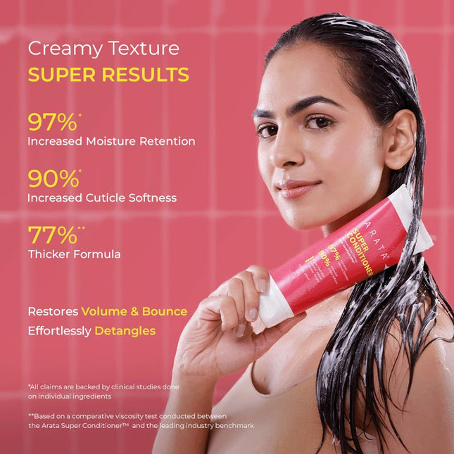 Arata Super Conditioner (200ml) For Frizzy Hair
