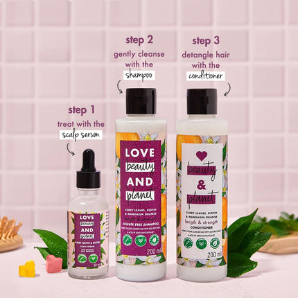 Love Beauty & Planet Curry Leaves & Vegan Biotin, Hair Growth Scalp Serum 50ml