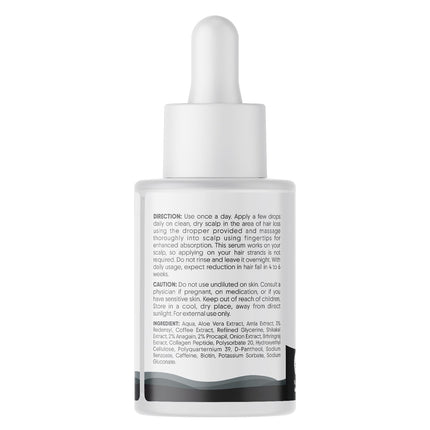 Aravi Organic Hair Growth Serum With 3% Redensyl, 2% Anagain, 2% Procapil - 30 ml