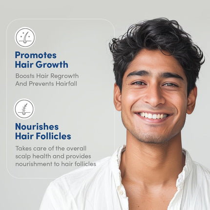 Man Matters Hair Oil With Rosemary, Onion, Bhringraj, Shikkai, Brahmi & Amla Oils 100ml